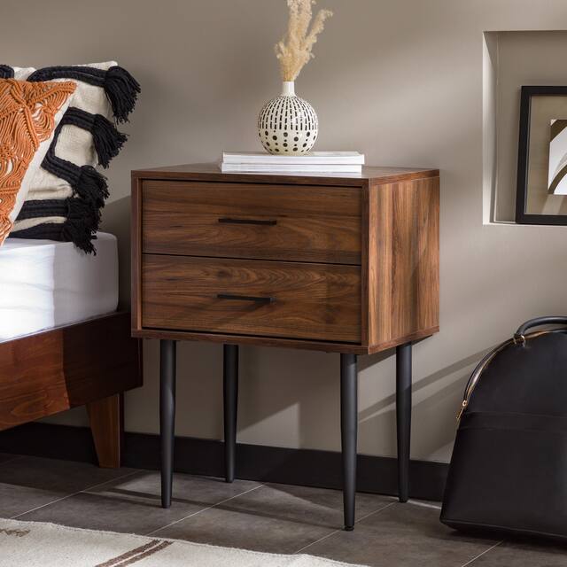 Middlebrook Notto Mid-Century 2-Drawer Nightstand