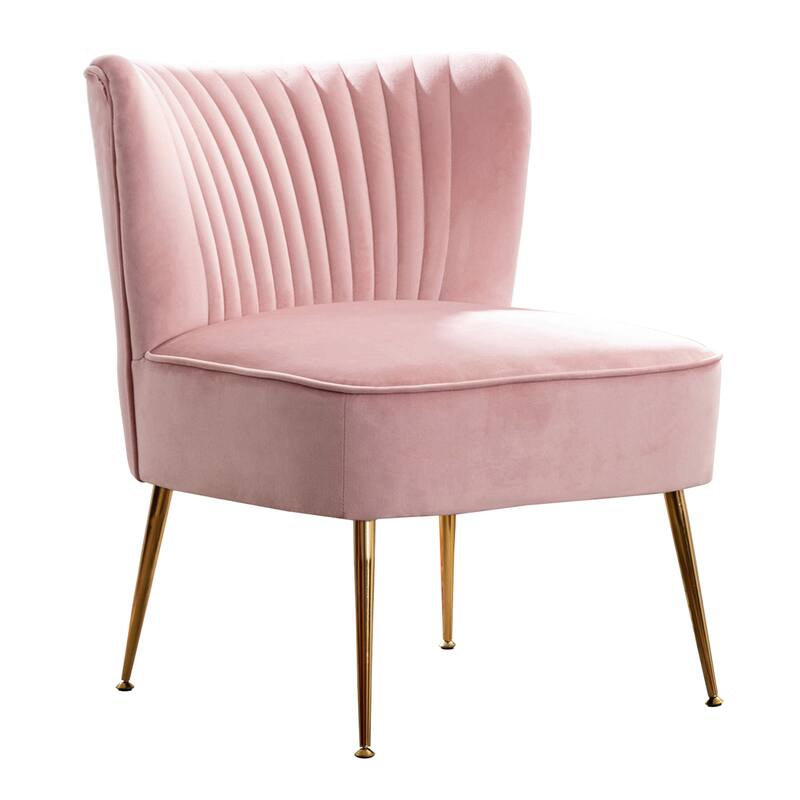 Heaven Contemporary Velvet Upholstered Accent Chair