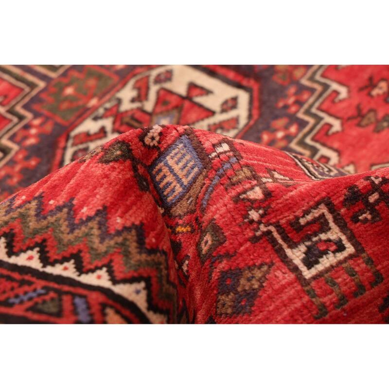 ECARPETGALLERY Hand-knotted Andelz Red Wool Rug - 3'3 x 4'11