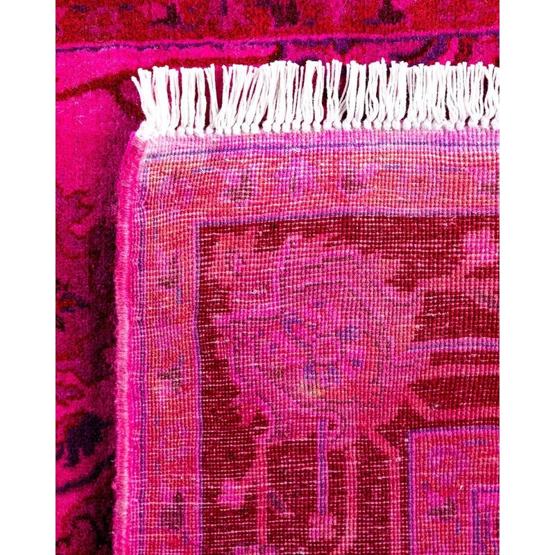 Contemporary Overdyed Wool Hand Knotted Area Rug - 2' 8" x 4' 3"