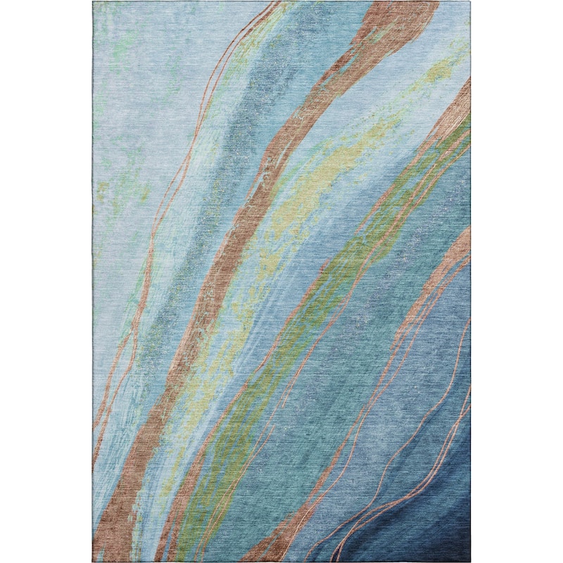Premium Washable Super Soft Modern Flow Mayfield Rug