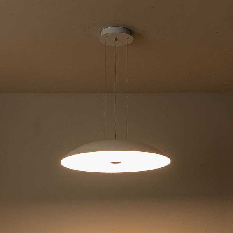 Contemporary Dimmable LED 23.6in Saucer Dome Pendant Light