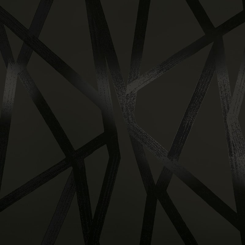 Tempaper Intersections by Genevieve Gorder Peel and Stick Wallpaper - 15 sq. ft. - Black - 15 sq. ft.
