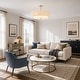 preview thumbnail 27 of 30, GetLedel 20" 4-Light Hand-woven Rope Drum Semi-flush Mount Chandelier