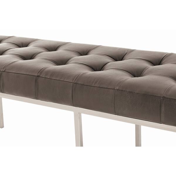 Shop Arteriors 6073 6815 Zephyr 63 Inch Wide Leather Bench