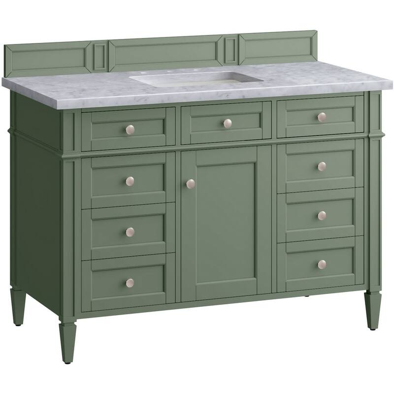 James Martin Vanities 655-V48-3CAR Brittany 48" Single Basin Poplar