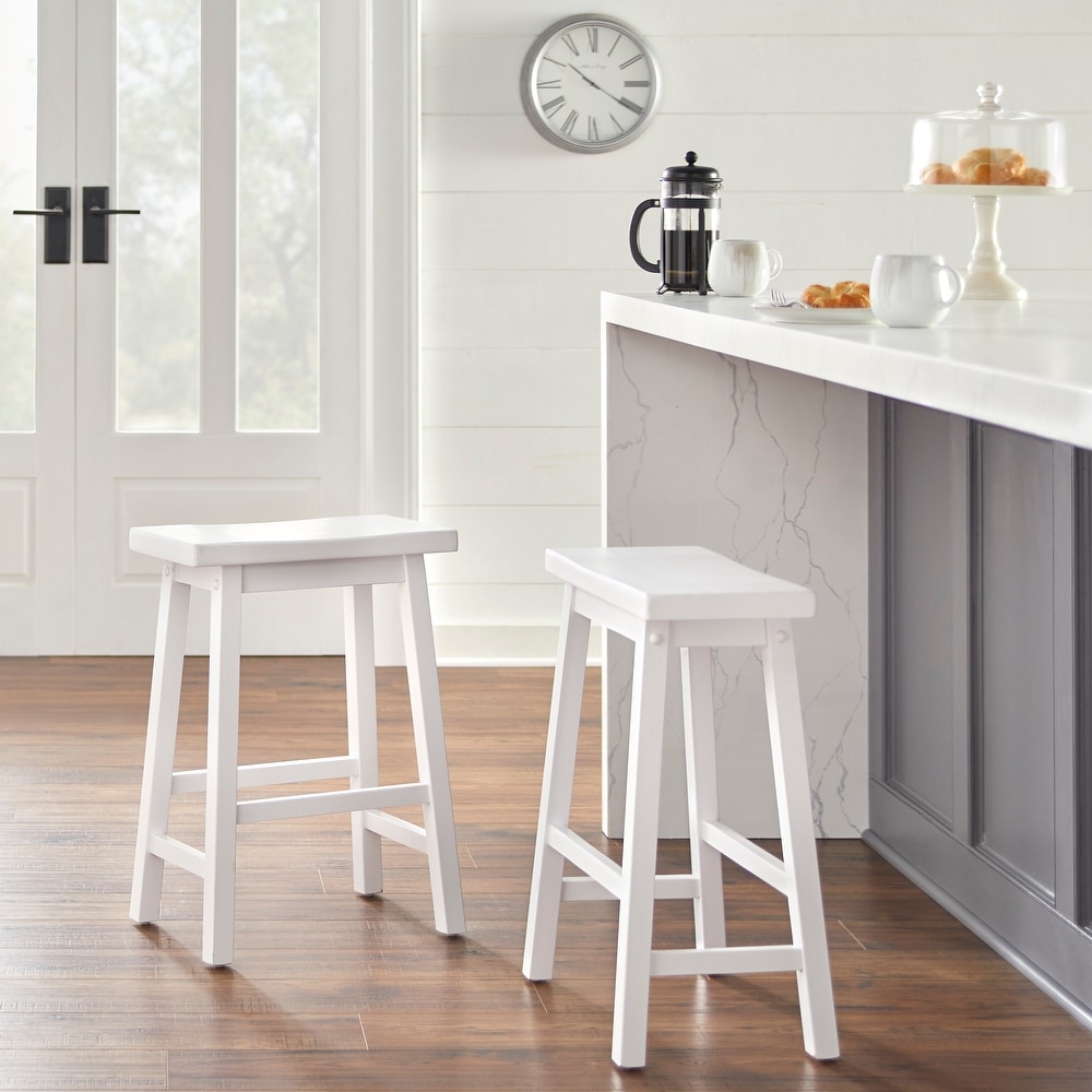 White Simple Living Counter and Bar Stools Bed Bath Beyond