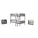 Option Bunk, 2 Drawer Chest, Bookcase
