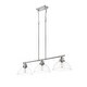 preview thumbnail 2 of 6, Golden Lighting 3602-3LP CH Duncan 3 Light 40" Wide Linear Pendant