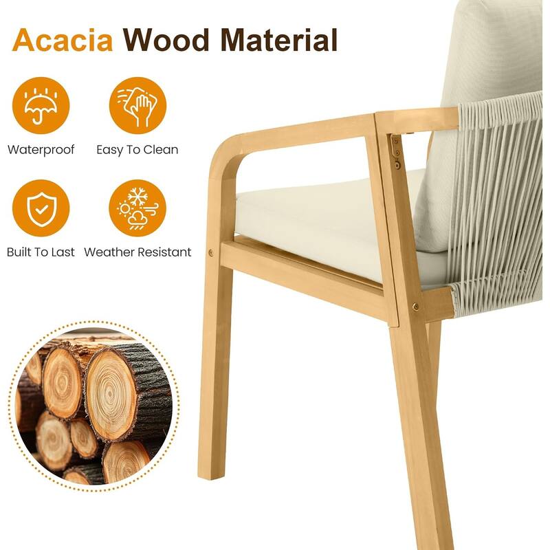 7-Piece Patio Dining Set Table & Chairs