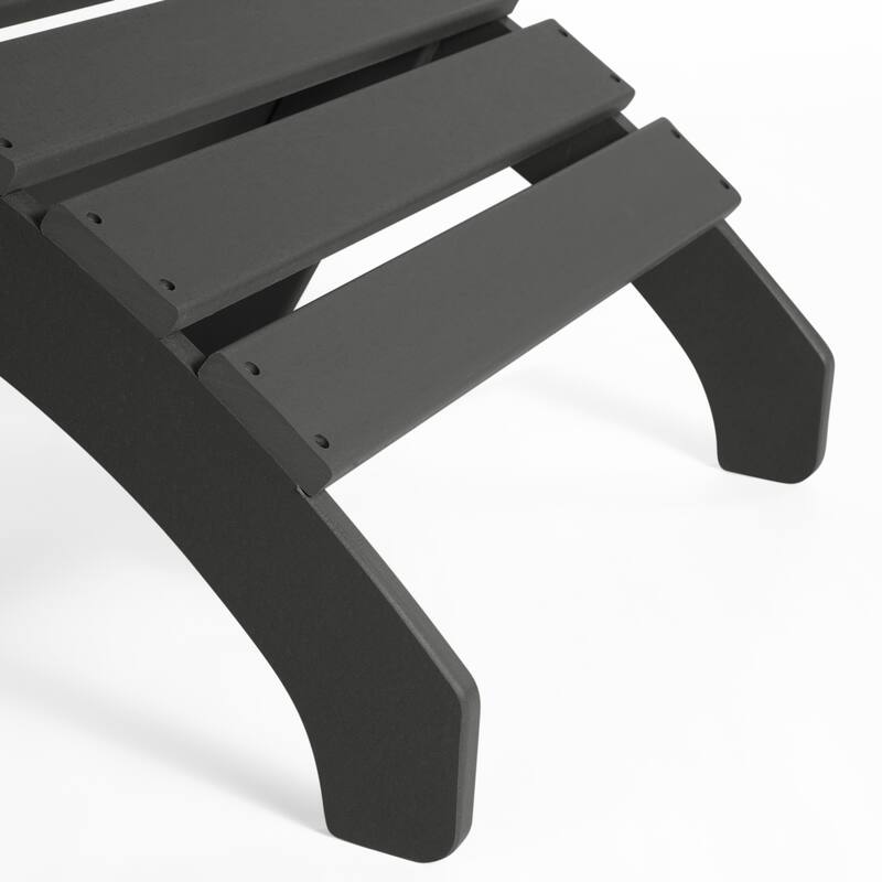 Polytrends Altura Outdoor Adirondack Folding Ottoman