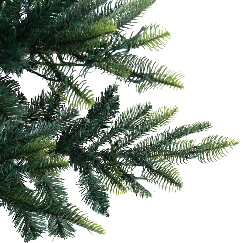 Prelit Artificial Christmas Tree – Realistic Nordic Design with Warm LED Lights for a Cozy Holiday Ambiance