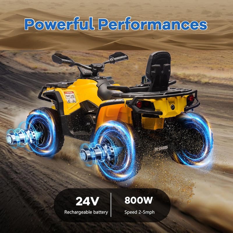 2 Seater Ride On ATV for Kids