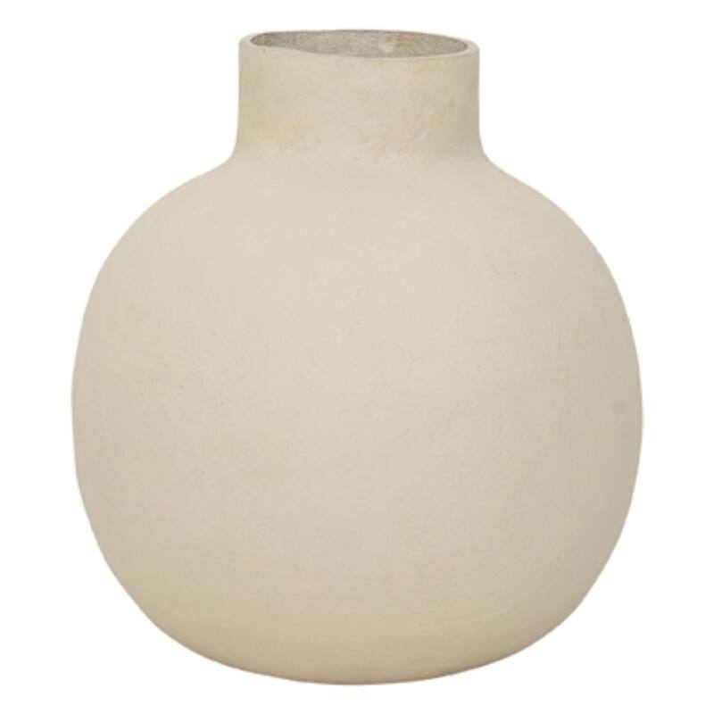 Asymmetric Neck Planter - 17.75" - Beige