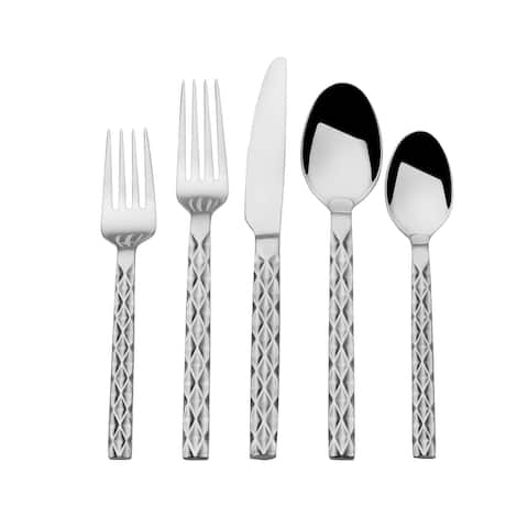 Towle Living 18.0 Forged Diamond 20 Pc Flatware Set