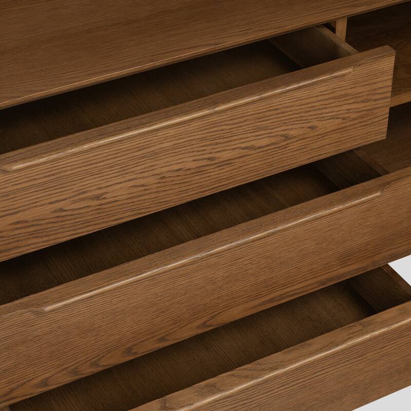 Maro 71" Oak Sideboard in a Walnut Finish