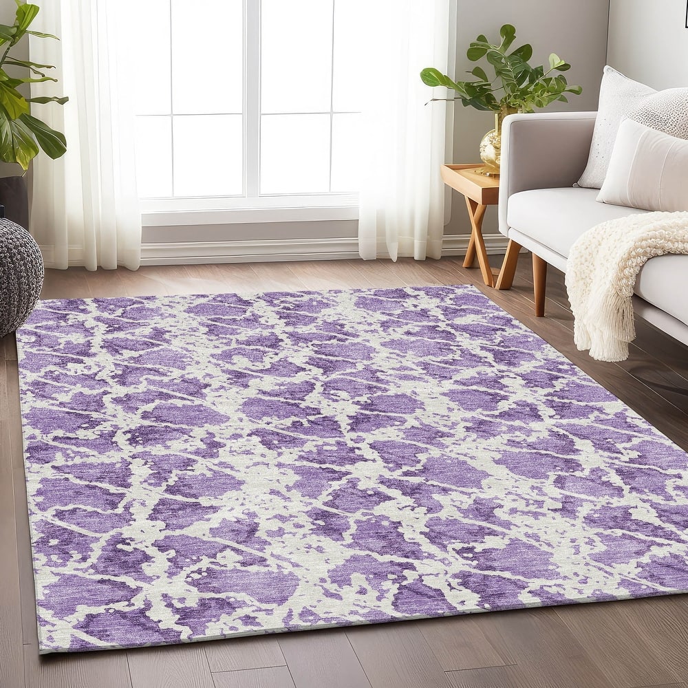 Premium Washable Super Soft Abstract Fusion Mayfield Rug