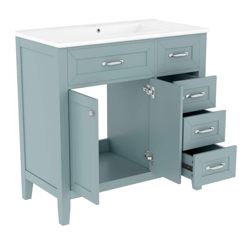 Merax 36” Bathroom Vanity Cabinet with Sink