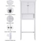 preview thumbnail 4 of 4, Spirich Home Bathroom Shelf Over-The-Toilet, Bathroom SpaceSaver, Bathroom Bathroom Storage Cabinet Organizer with Drawer
