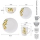 preview thumbnail 9 of 7, Studio Nova Countryside Lemons 16-piece Dinnerware Set, Service for 4 - 16-pc