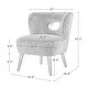 preview thumbnail 18 of 34, Dulcinea Ullna Lambskin Sherpa Upholstery Accent Chair by HULALA HOME