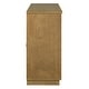 preview thumbnail 53 of 51, Buffet Cabinet with Glass Doors, Arched Cabinet with Adjustable Shelves, Kitchen Storage Cabinet with Rebound Device