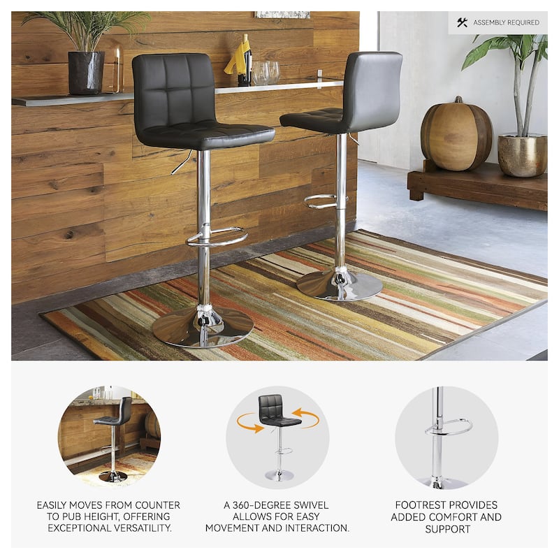 Adjustable Height Barstools