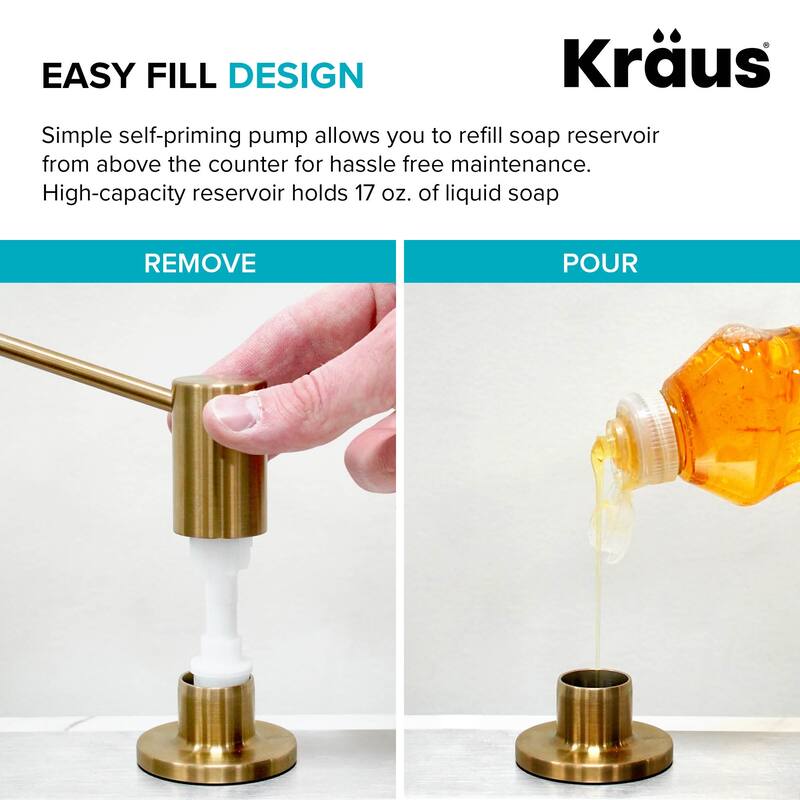 Kraus Kitchen Soap and Lotion Dispenser