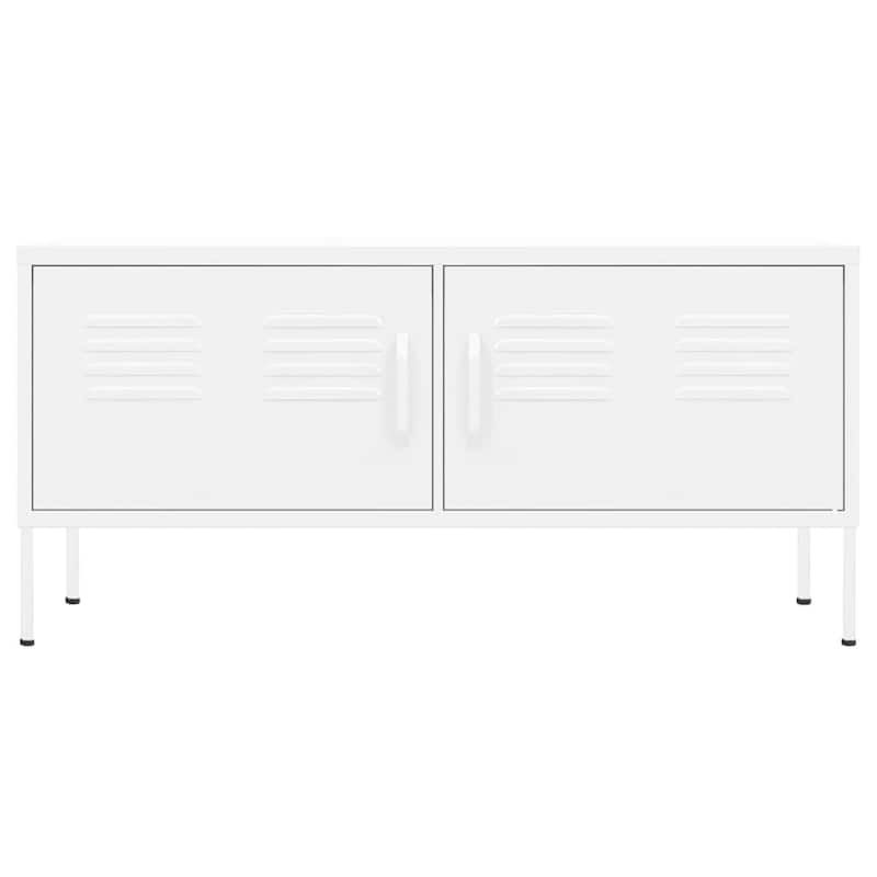 vidaXL TV Stand TV Unit Sideboard Home TV Console Media Unit Cupboard Steel - 41.3"x13.8"x19.7"