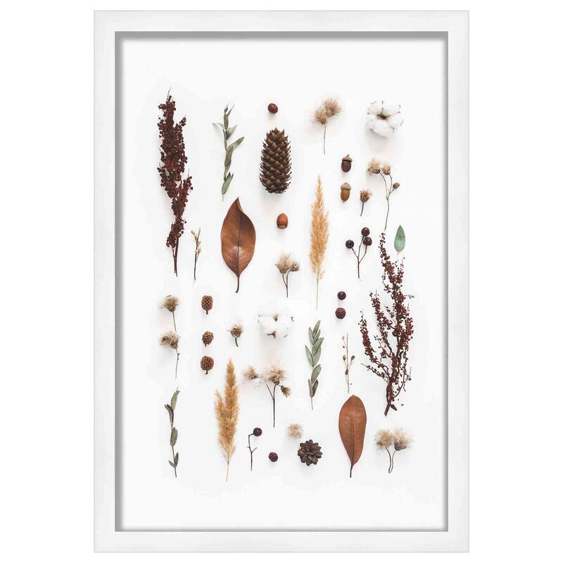 30x24 White Shadowbox Frame - Interior Size 30x24 by 1 Inch Deep - This White Frame Is Made to Display Items Up To 1 Inch Deep - White