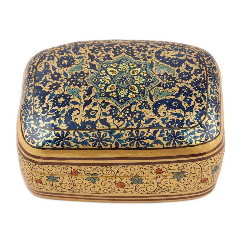 Novica Handmade Persian Charm Decorative Papier Mache Box