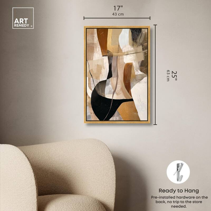 Tactile Depth I Canvas by Art Remedy