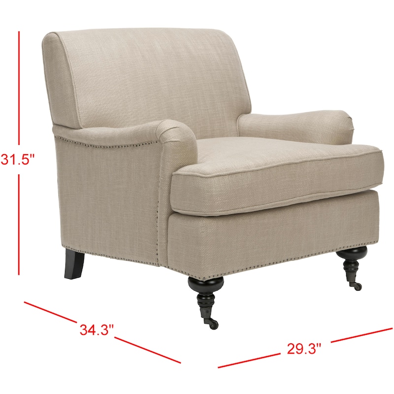 SAFAVIEH Nurhayat Club Chair - 29Wx34Dx32H