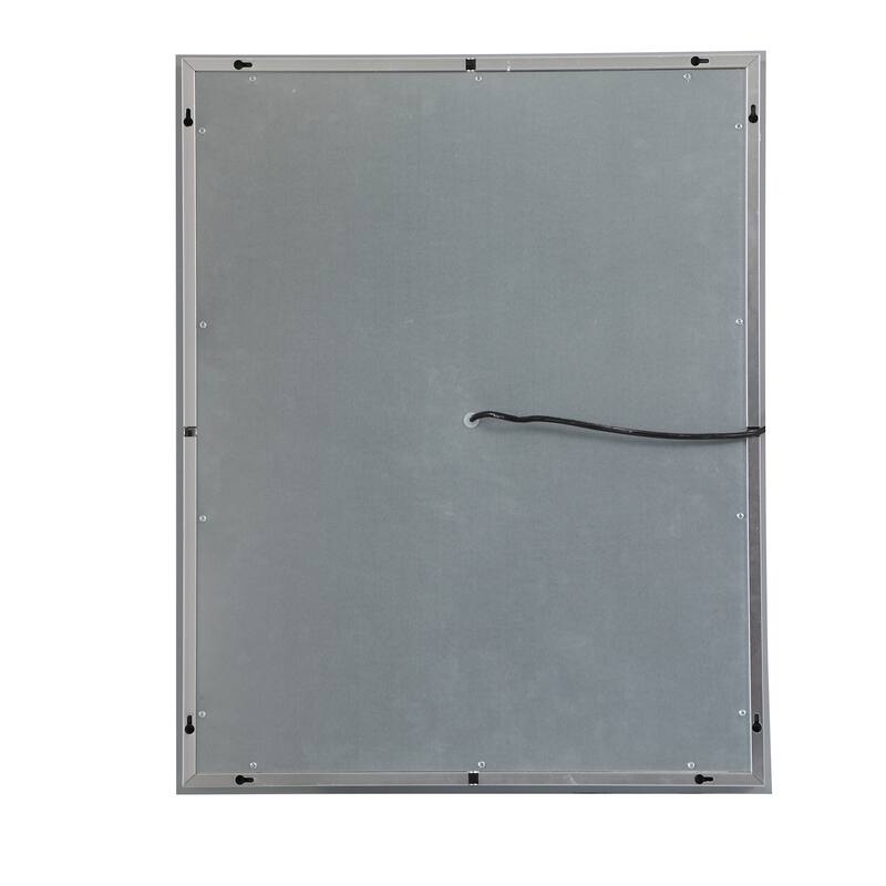 Elegant Lighting Helios 30" x 24" Rectangular Frameless Wall Mounted