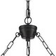 preview thumbnail 17 of 18, Acroma 6 Light 27In Farmhouse Wagon Wheel Modern Chandelier-UL - N/A
