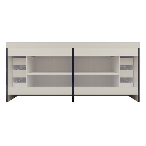 Eliza 84'' Freestanding Vanity with Double Sink - On Sale - Bed