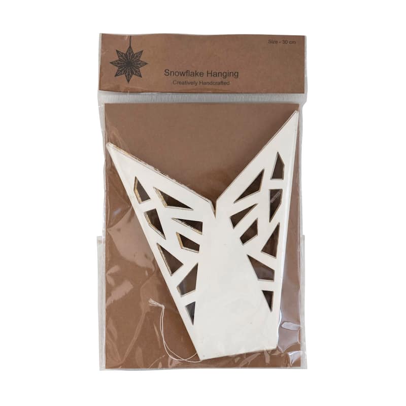 Paper Snowflake Ornament - White