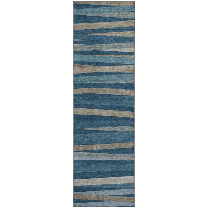 Premium Washable Super Soft Modern Stripes Mayfield Rug