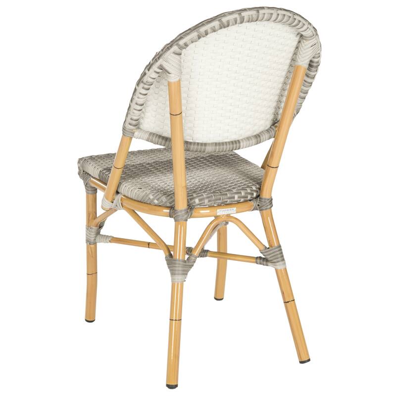 SAFAVIEH Noretta Indoor/ Outdoor Stackable Dining Chair (Set of 2) - 18Wx22Dx35H