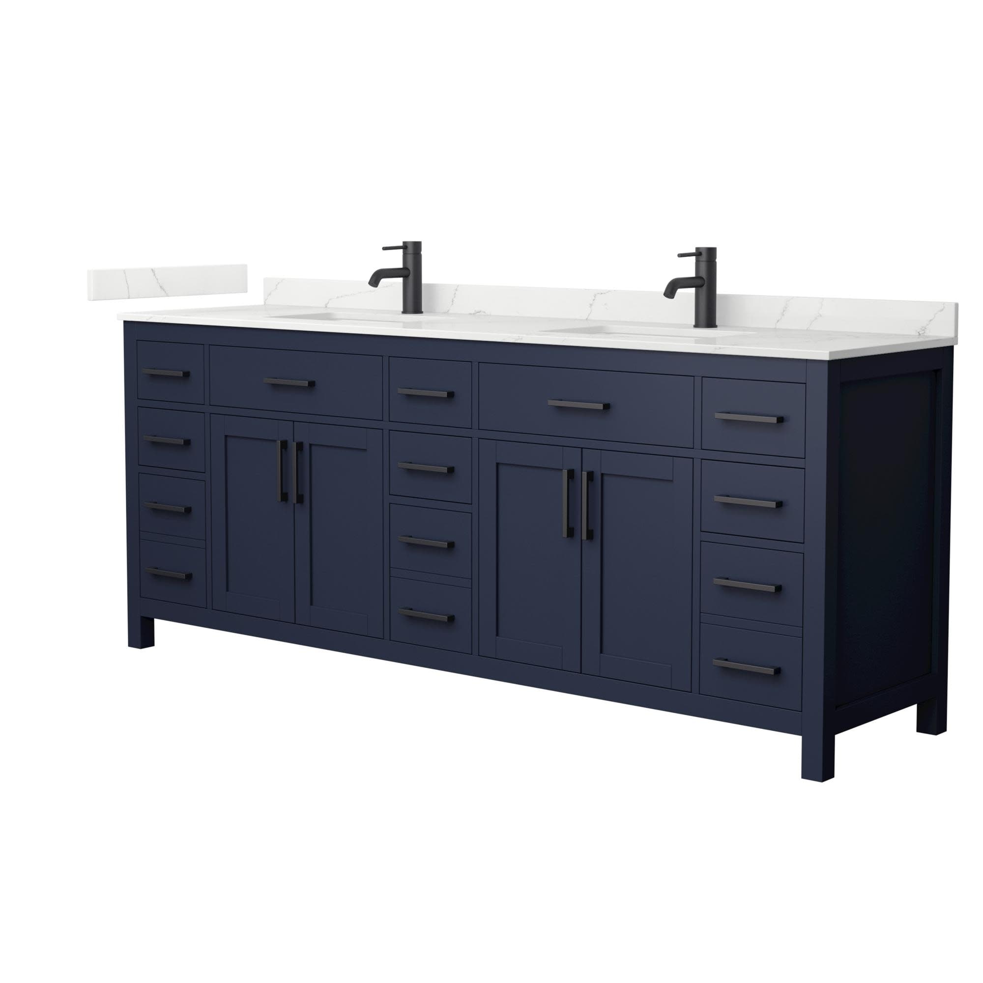 Wyndham Collection WCG2424-84D-QTZ-UNSMXX Beckett 84" Free Standing