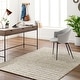 preview thumbnail 1 of 4, Maryland Shag Casual Solid Area Rug Cream - 5' 3" x 7'