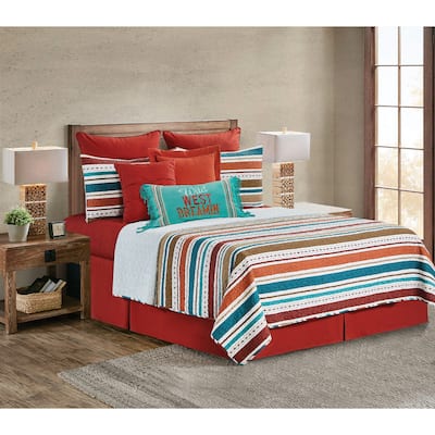 Ezekiel Ridge Twin Cotton Quilt Set