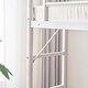 preview thumbnail 15 of 24, Twin Size Metal Loft Bed with Desk and Storage Shelves