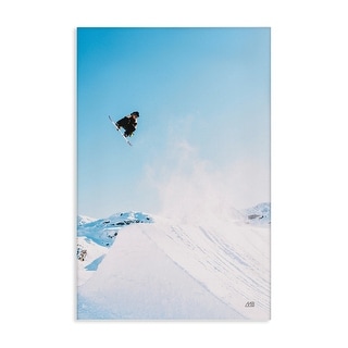 Stupell Snow Day Snowboarder Canvas Wall Art Design By Max Blakesberg Studios