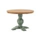 preview thumbnail 5 of 13, Eleanor Two-tone Round Top Dining Table by iNSPIRE Q Classic Sage Green Base