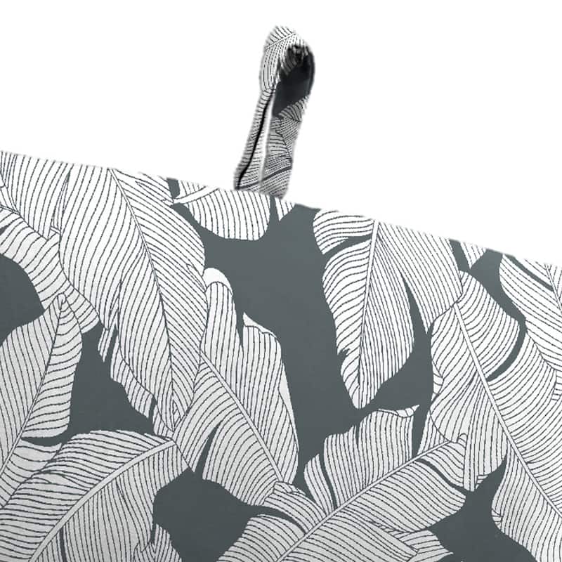22" x 44" Outdoor Chair Cushion with Ties and Loop - 44'' L x 22'' W x 4'' H