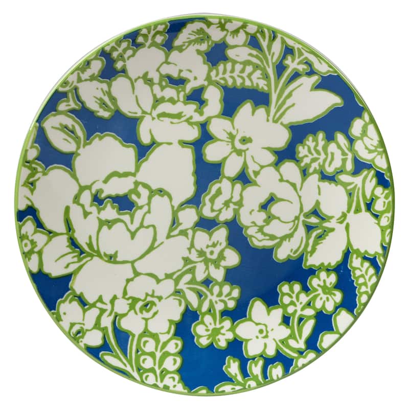 Certified International Damask Floral 8.5-inch Salad/Dessert Plates, 6 Assorted Designs
