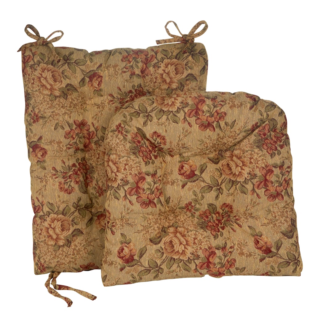 Gripper Jumbo Somerset Tapestry Rocking Chair Cushion Set