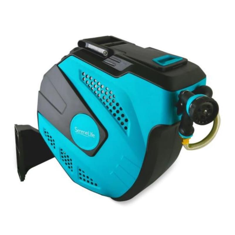 50 ft. Wall Mounted Hose Reel (Turquoise)