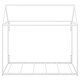 preview thumbnail 15 of 22, Kids and Baby Twin Size Metal House Shape Platform Bed,Sturdy Frame For Home